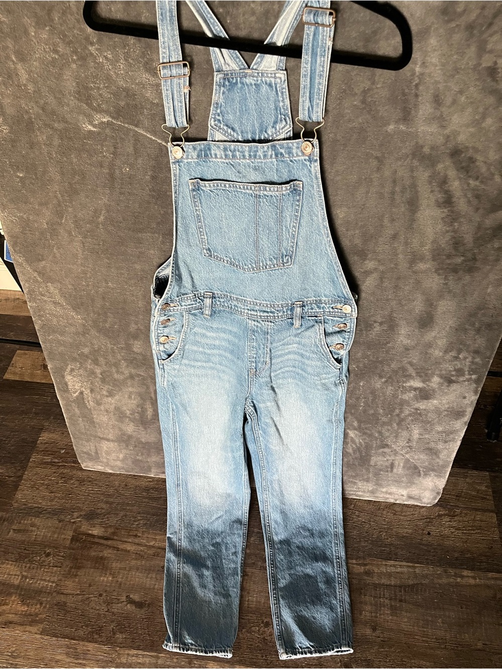American Eagle Light Blue Denim Women's Overalls Jeans